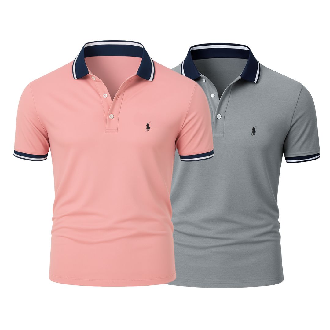 RL (KAUFE 1, ERHALTE 2) - Premiere Polo Shirt Kit – Professional Line by (2-Pack) Ralph Lauren Vermond 