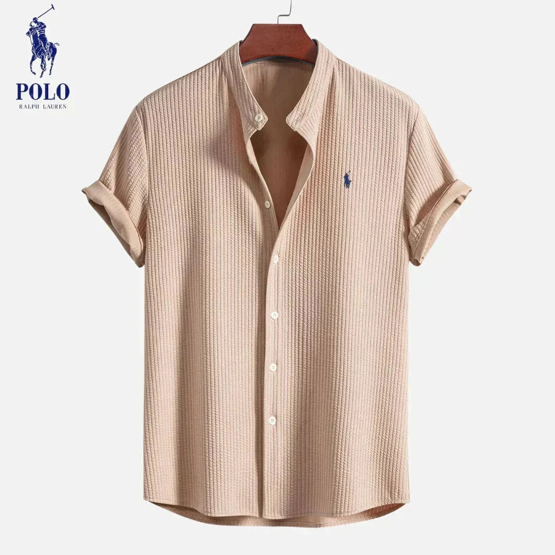 RL Men's Summer Shirt Ralph Lauren Vermond Caramel S 