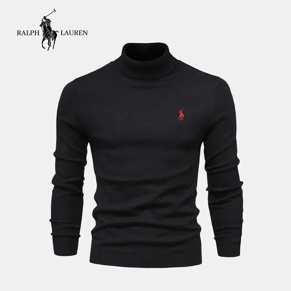 RL Men's Turtleneck Sweater (Clearance) Ralph Lauren Vermond Black S 