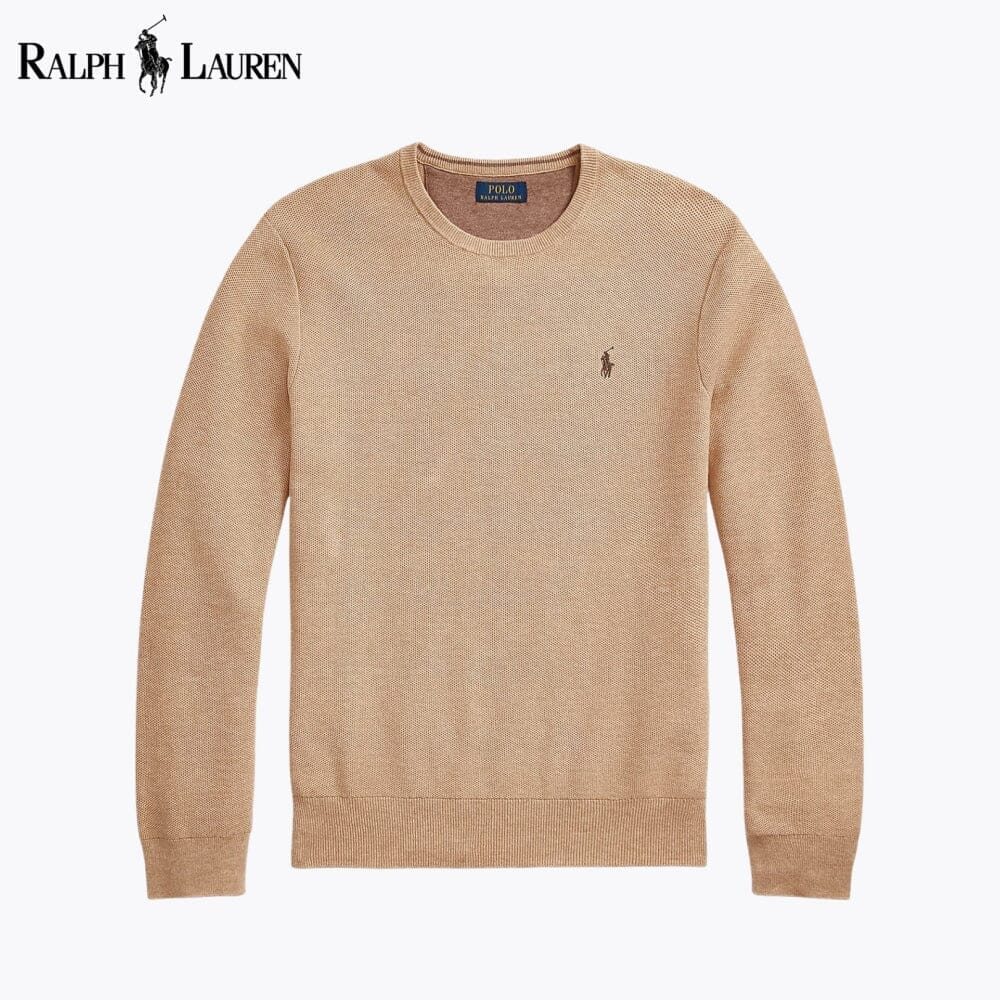 RL Mesh-Knit Cotton Crewneck Sweater Ralph Lauren Vermond 
