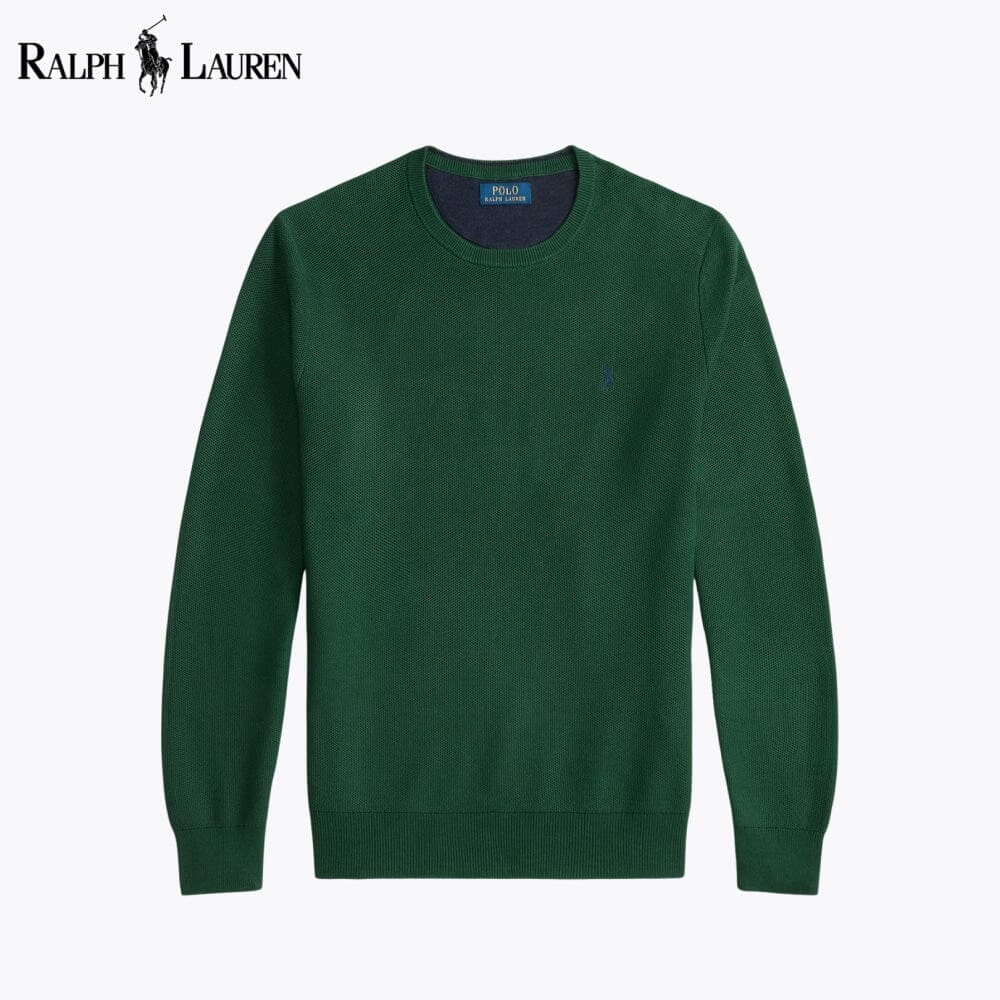 RL Mesh-Knit Cotton Crewneck Sweater Ralph Lauren Vermond 