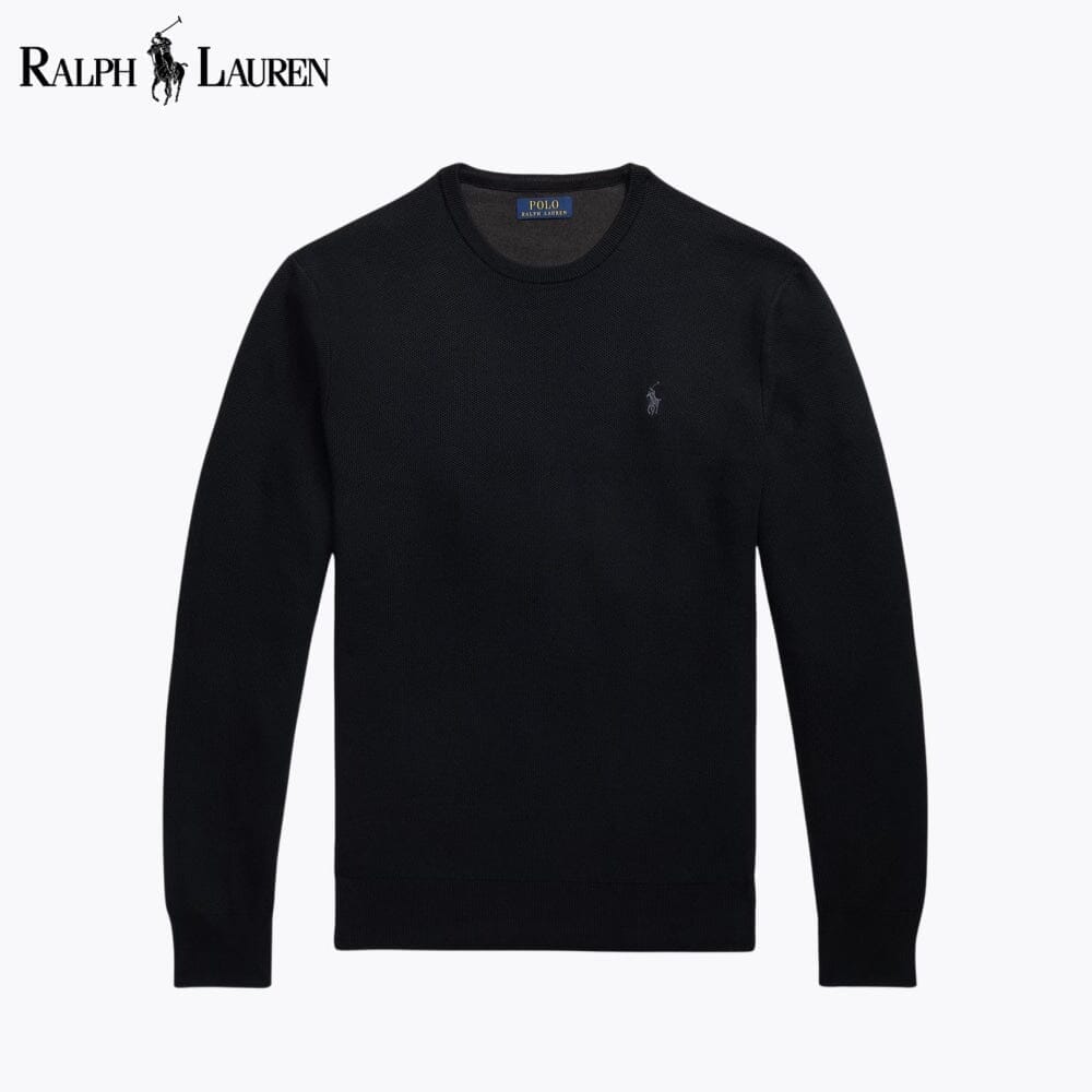 RL Mesh-Knit Cotton Crewneck Sweater Ralph Lauren Vermond 