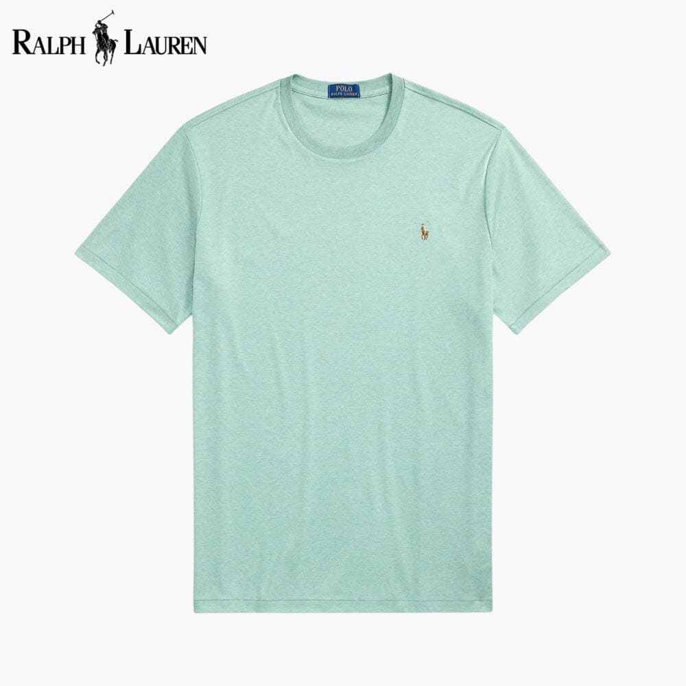 RL Soft Cotton Crewneck T-Shirt Ralph Lauren Vermond Green S 
