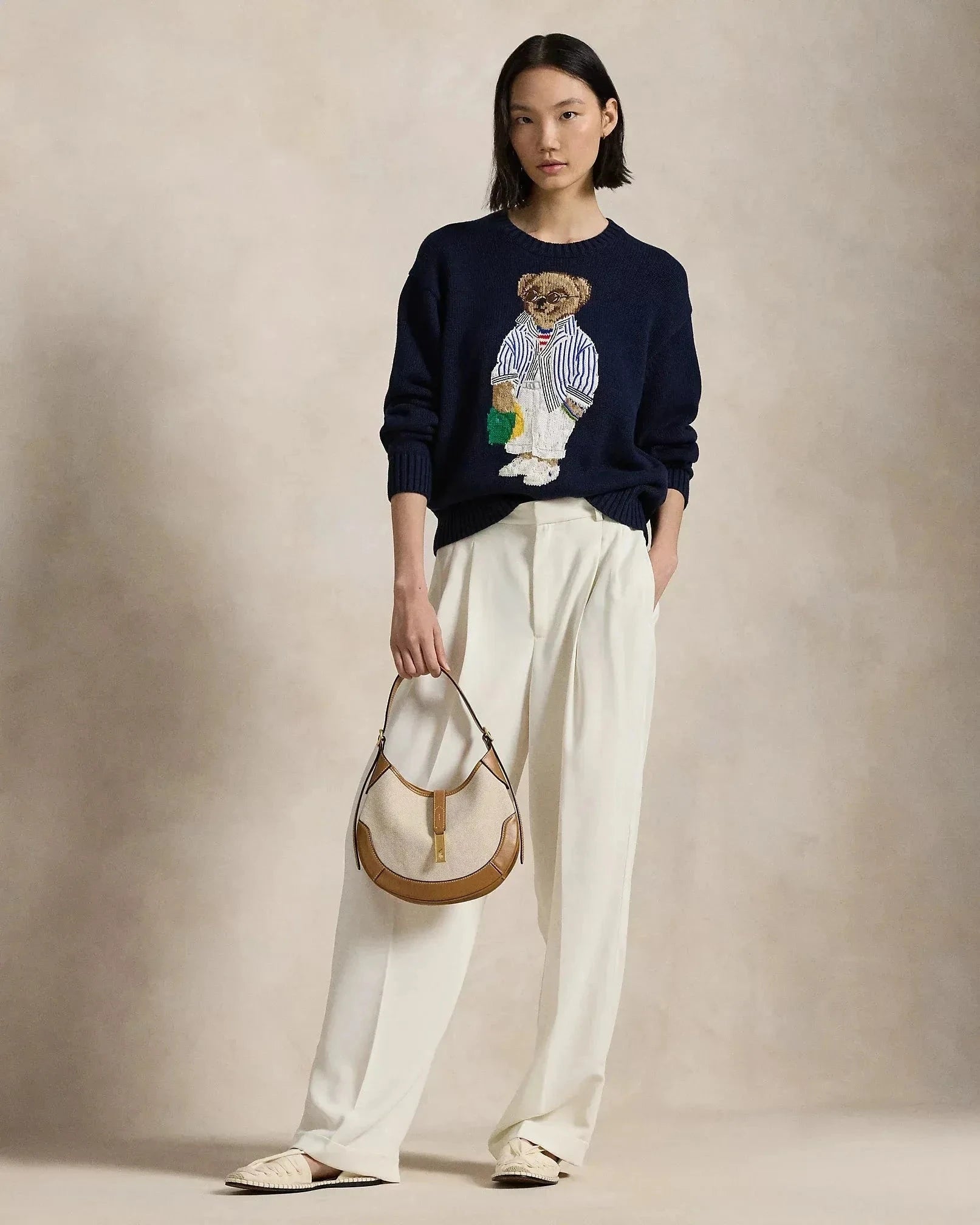 RL Sweater | Navy Blue Polo Bear Ralph Lauren Aurev 