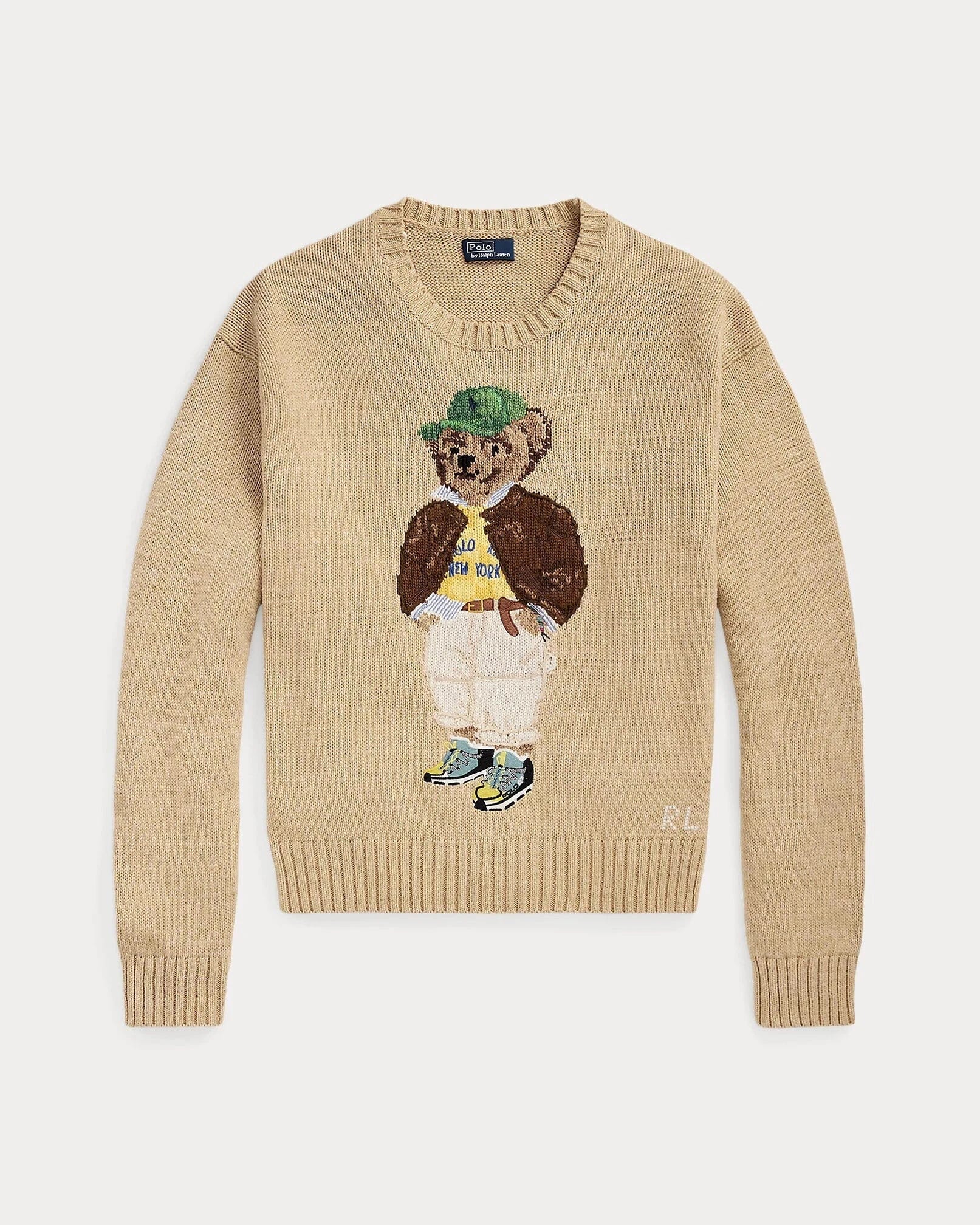 RL Sweater | Polo Bear Cotton Crewneck Sweater Ralph Lauren Luxvian 