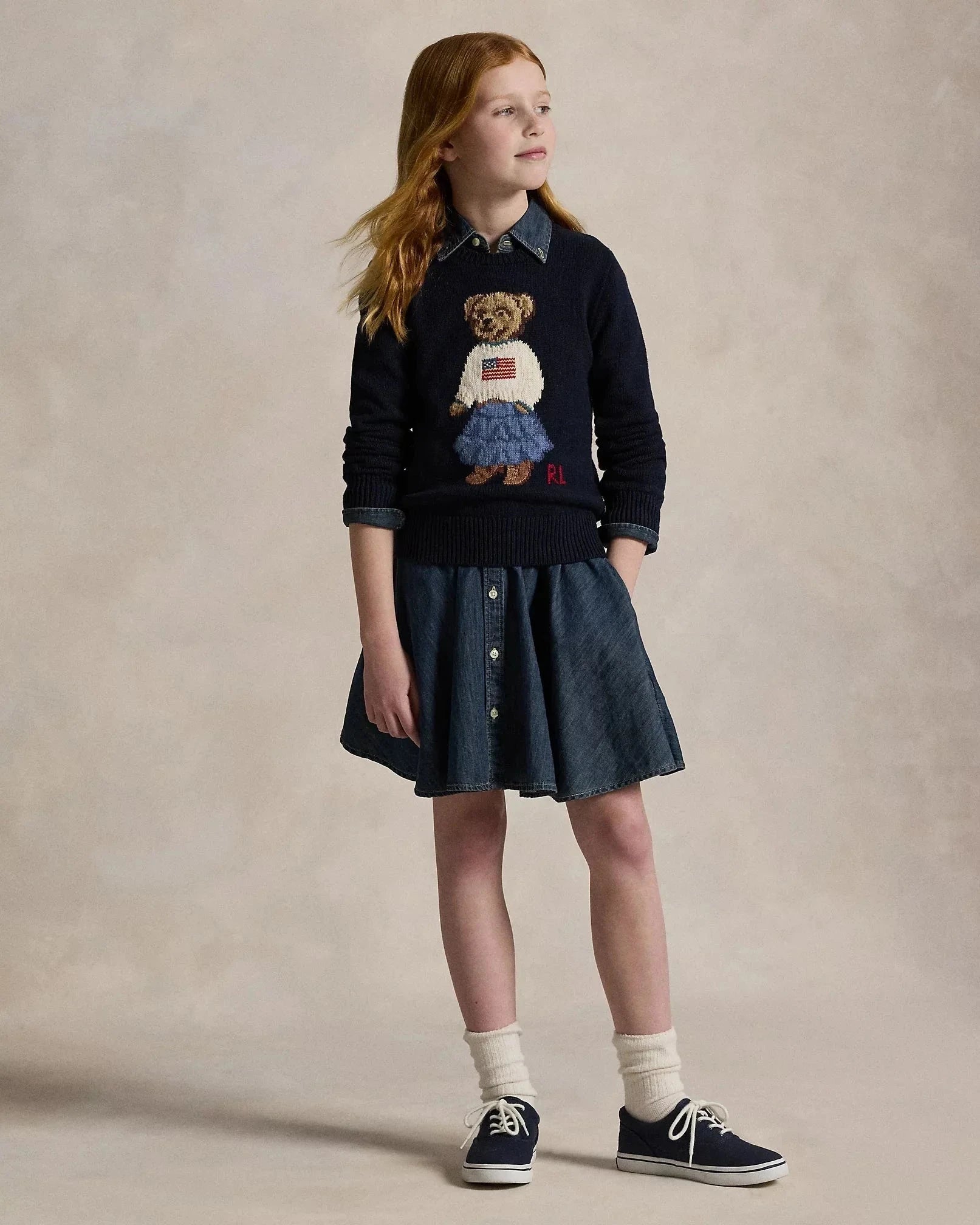 RL Sweater | Polo Bear Cotton Sweater Ralph Lauren Luxvian 