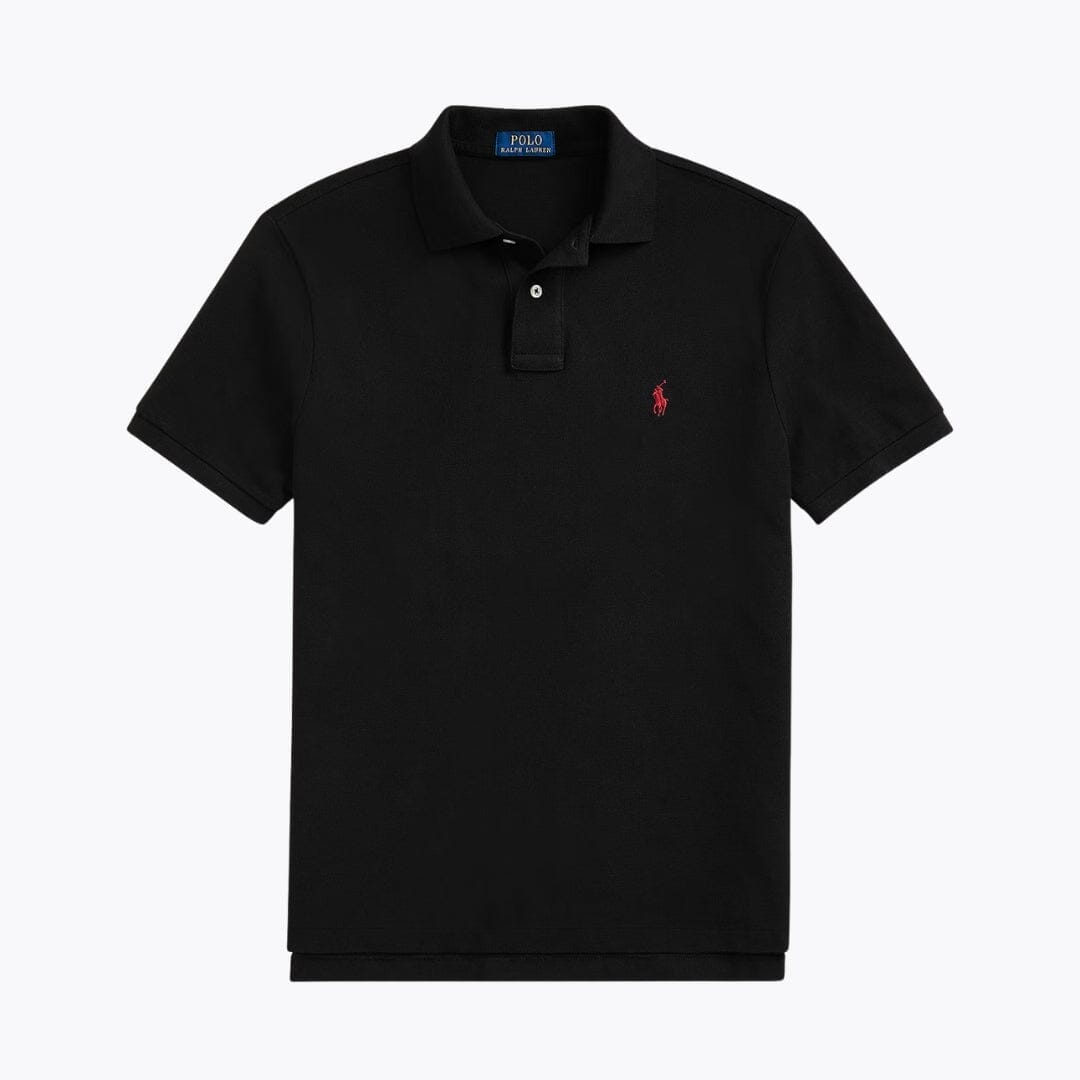 RL The Iconic Mesh Polo Shirt Ralph Lauren Vermond Black/Red S 