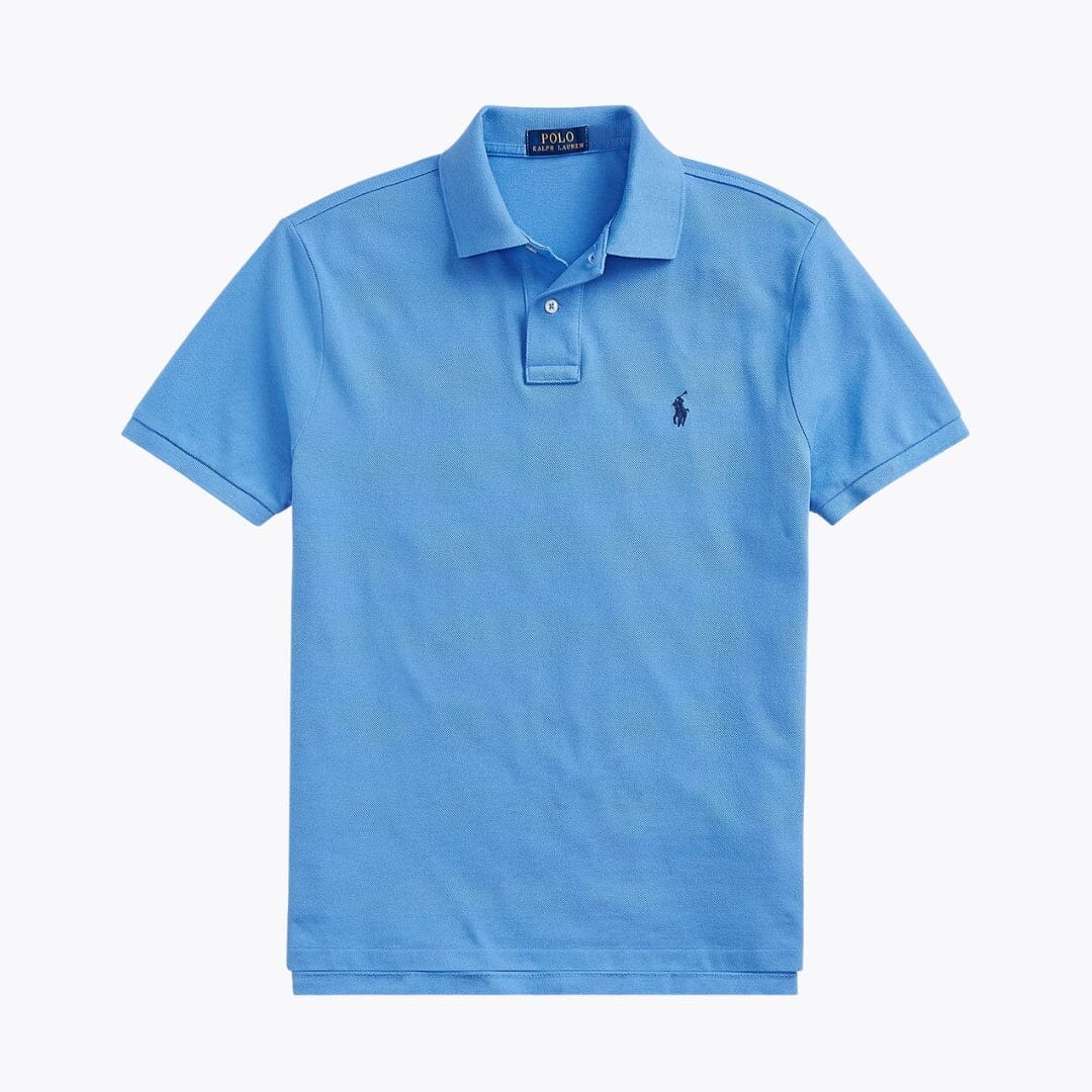 RL The Iconic Mesh Polo Shirt Ralph Lauren Vermond Blue/Navy S 