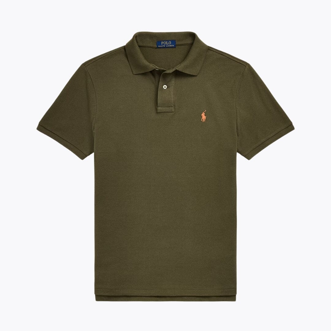 RL The Iconic Mesh Polo Shirt Ralph Lauren Vermond Canopy Olive S 