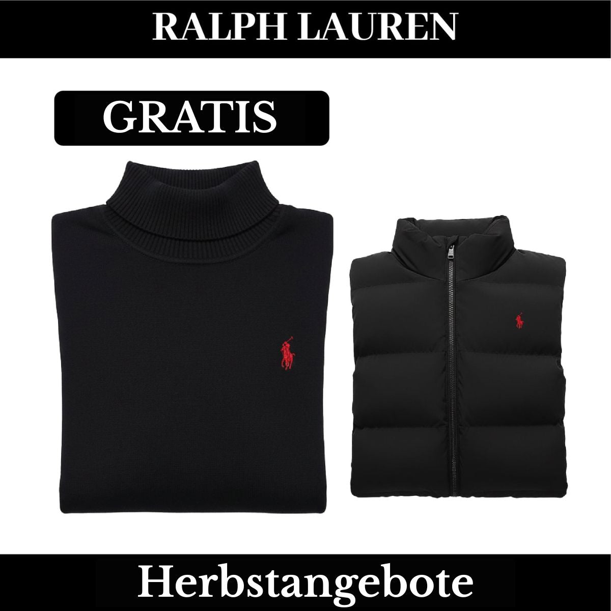 RL Weste + Gratis-Pullover (LAGERRÄUMUNG) Ralph Lauren Vermond 