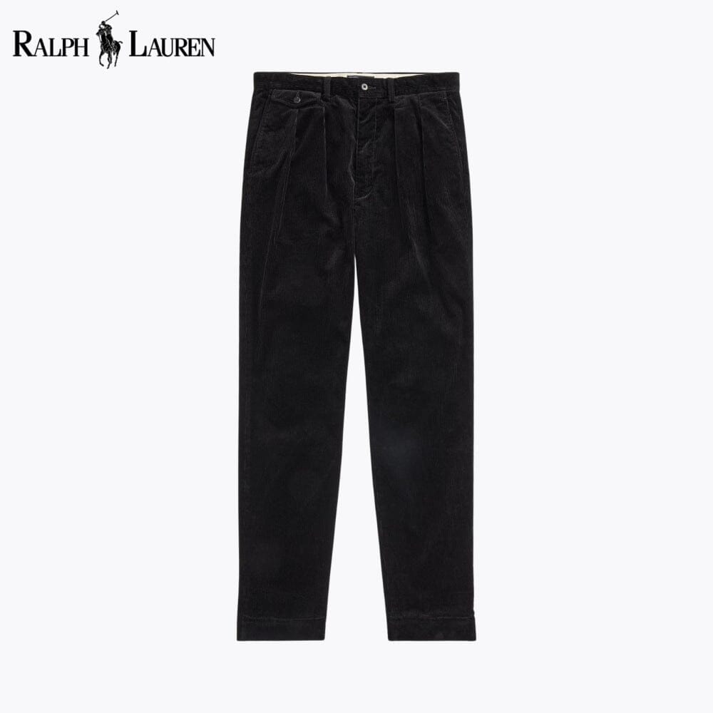 RL Whitman Relaxed Fit Corduroy Pant Ralph Lauren Vermond Black 28 