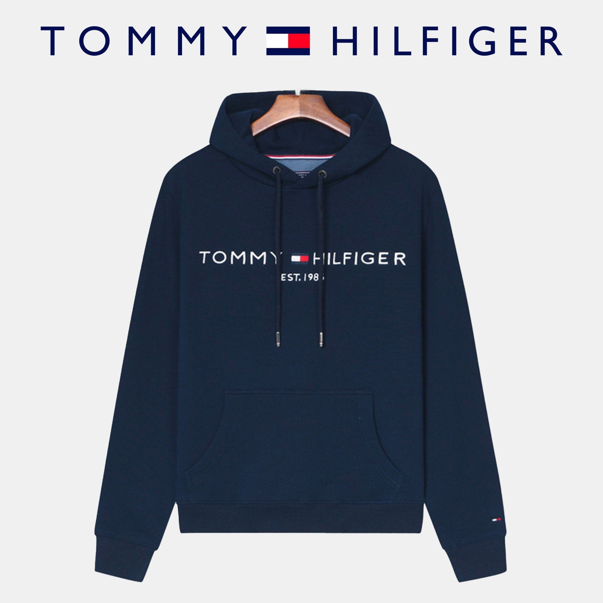 TH Men's Hoodie (Clearance) Tommy Hilfiger Vermond Blue M 