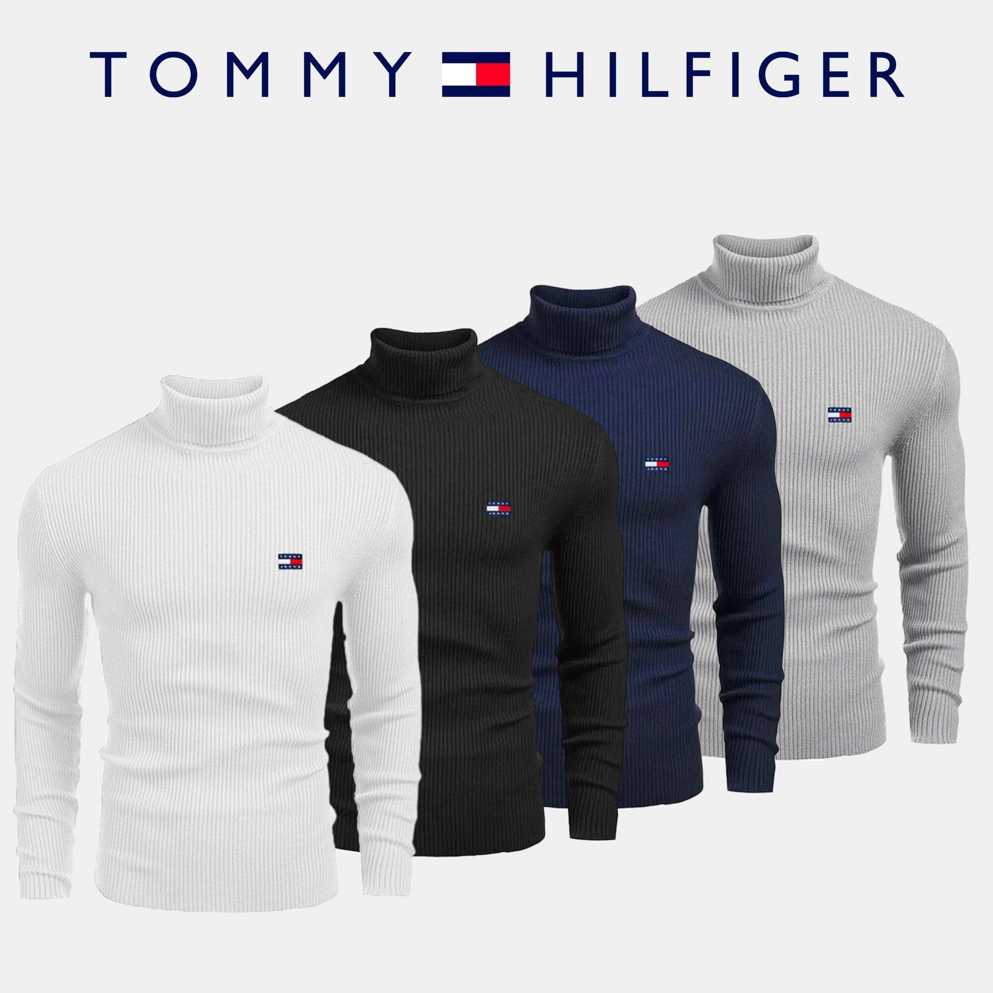 TH Turtleneck Sweater Tommy Hilfiger Vermond Black M 