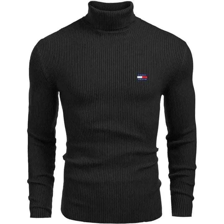 TM Men's Turtleneck Sweater Tommy Hilfiger Vermond Black M 