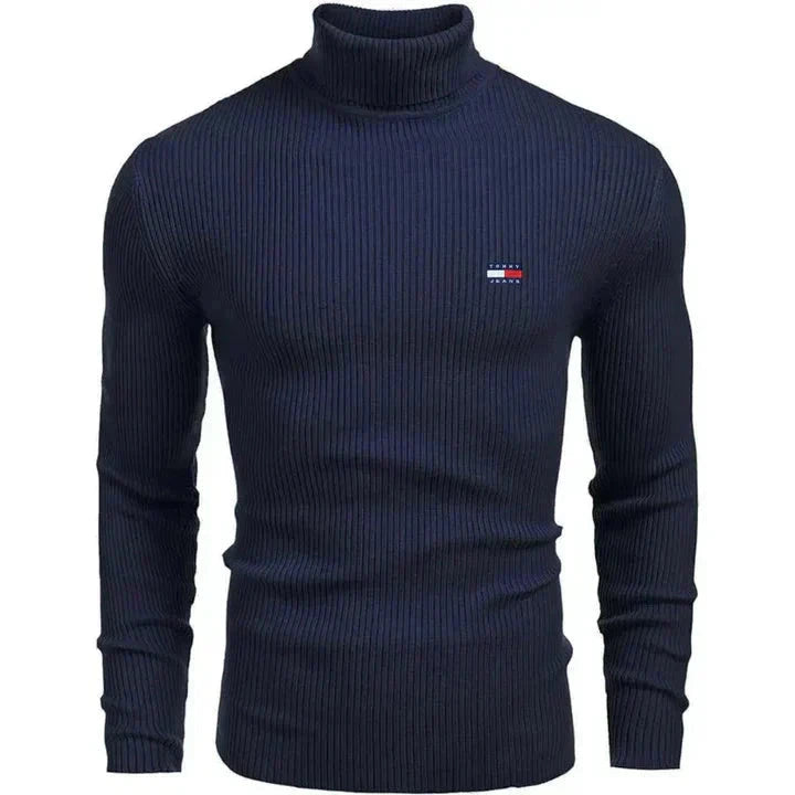TM Men's Turtleneck Sweater Tommy Hilfiger Vermond Blue M 
