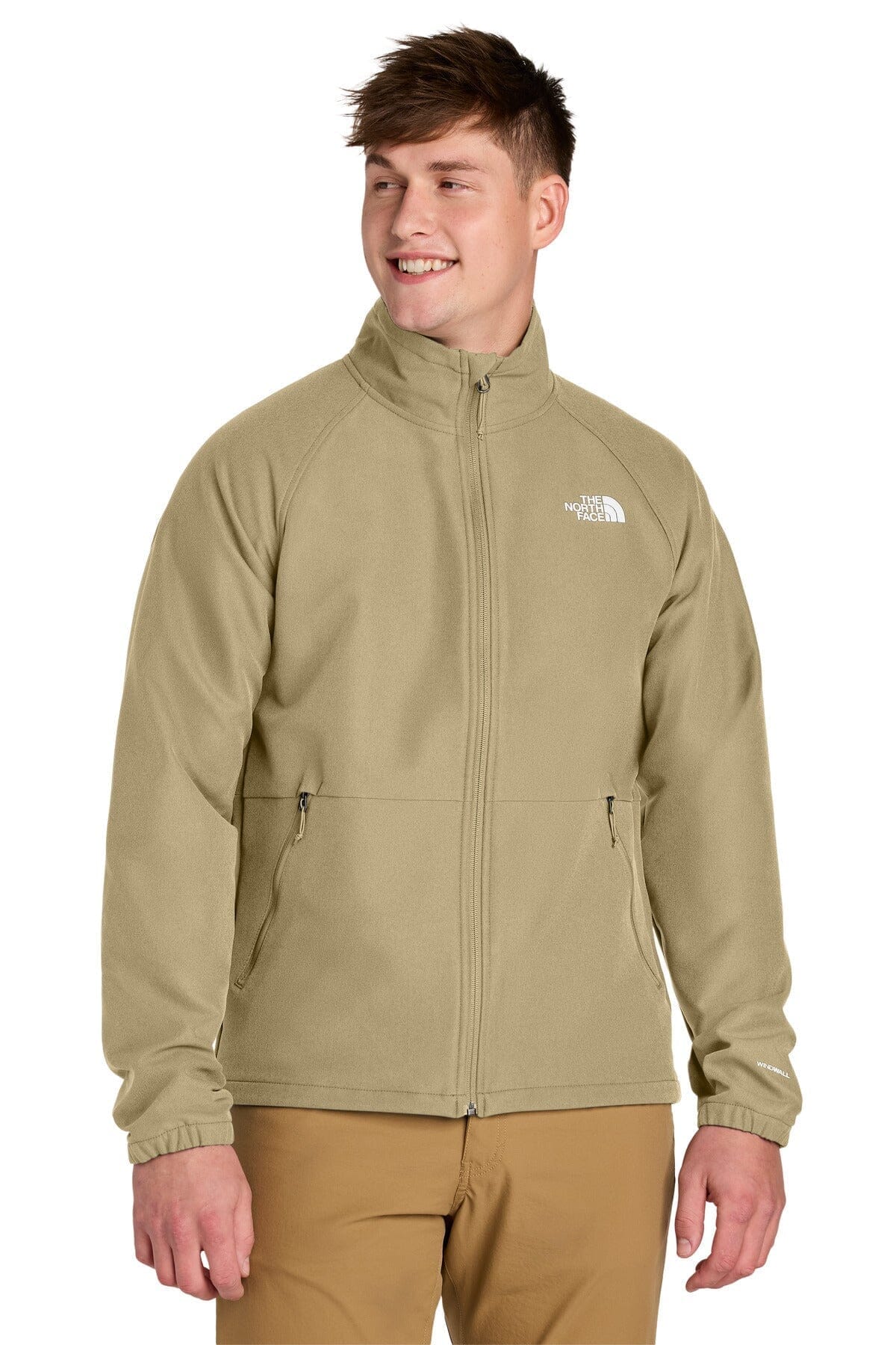 TNF Barr Lake Soft Shell Jacket The North Face Vermond Khaki Stone Dark Heather S 