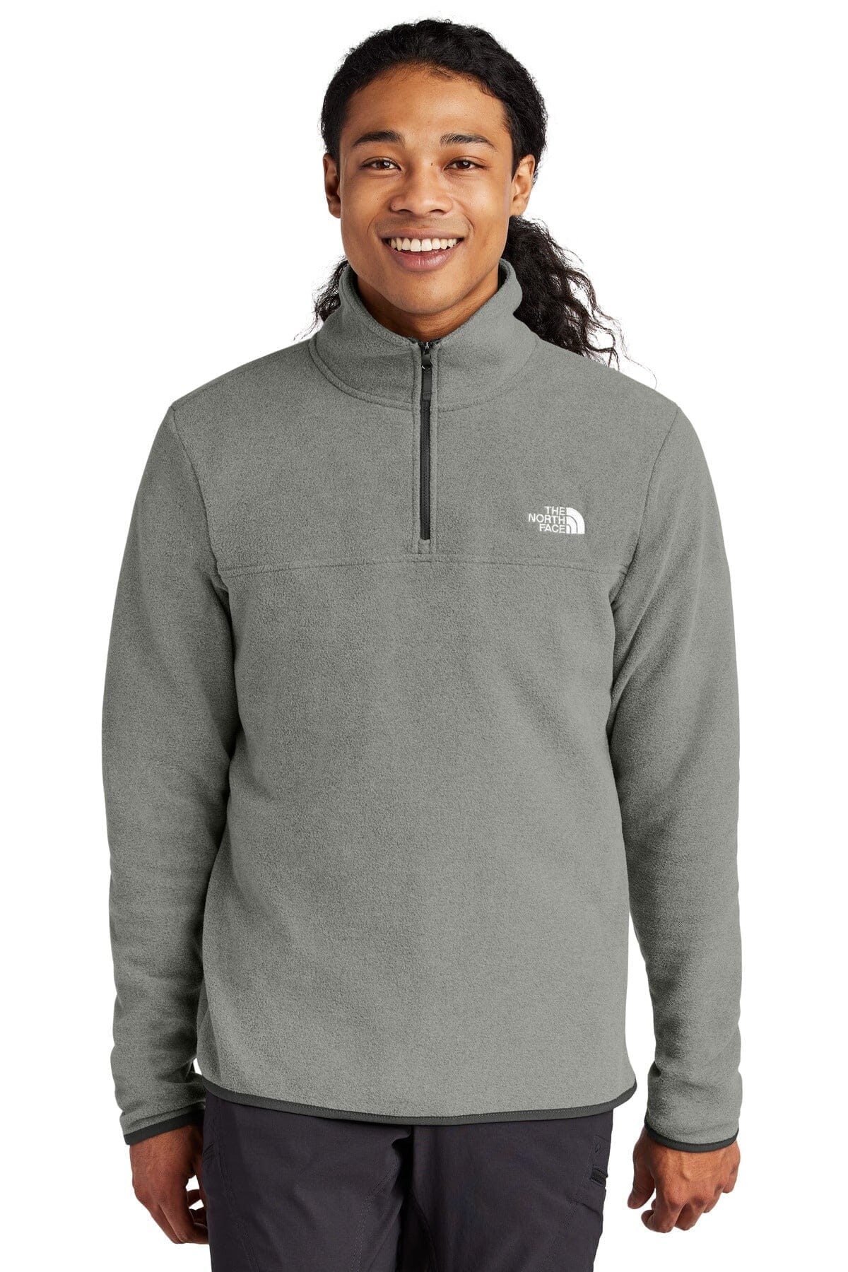 TNF Glacier 1/4-Zip Fleece The North Face Vermond TNF Medium Grey Heather S 