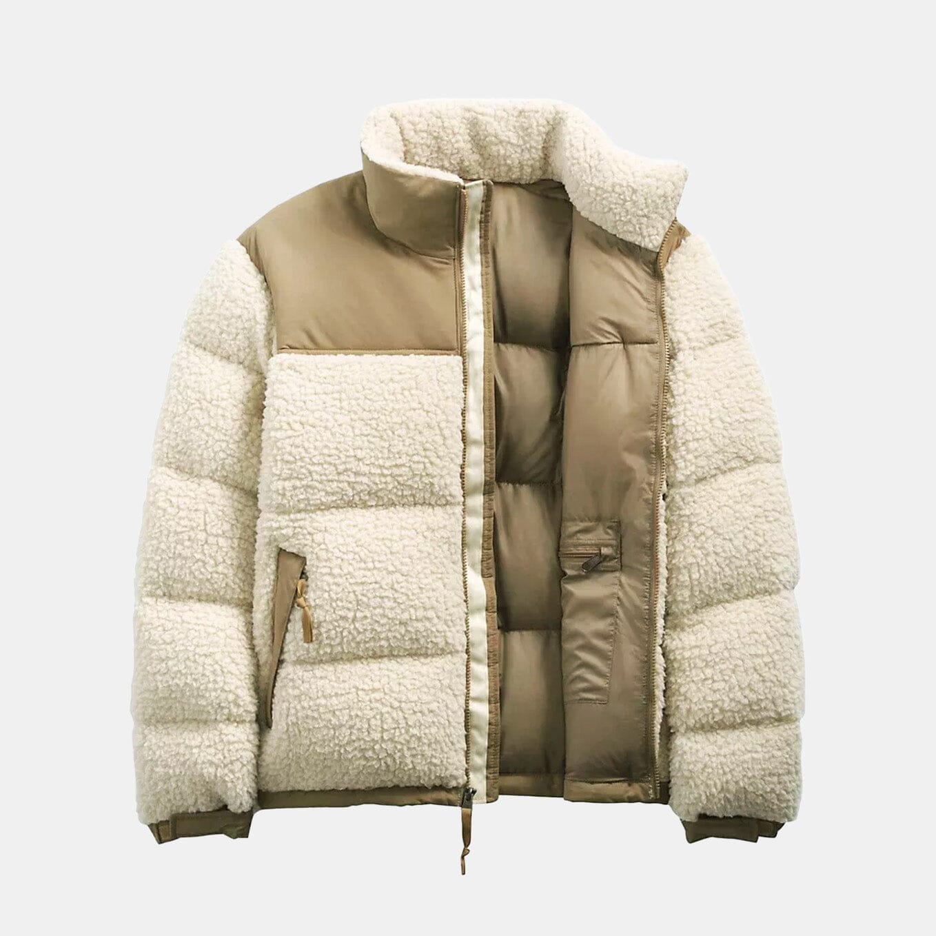 TNF Sherpa Essential Down Puffer Jacket The North Face Vermond Beige S 