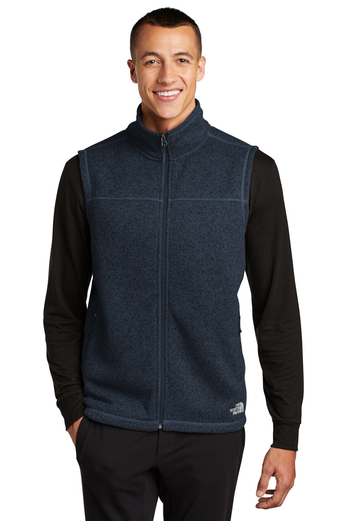TNF Sweater Fleece Vest The North Face Vermond Urban Navy Heather S 