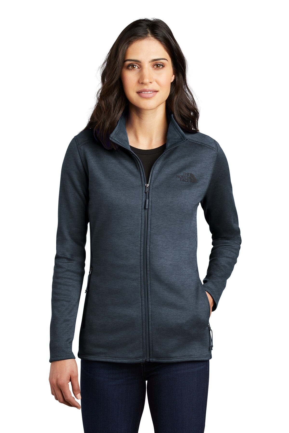 TNF Women's Skyline Full-Zip Fleece Jacket The North Face Vermond Urban Navy Heather S 