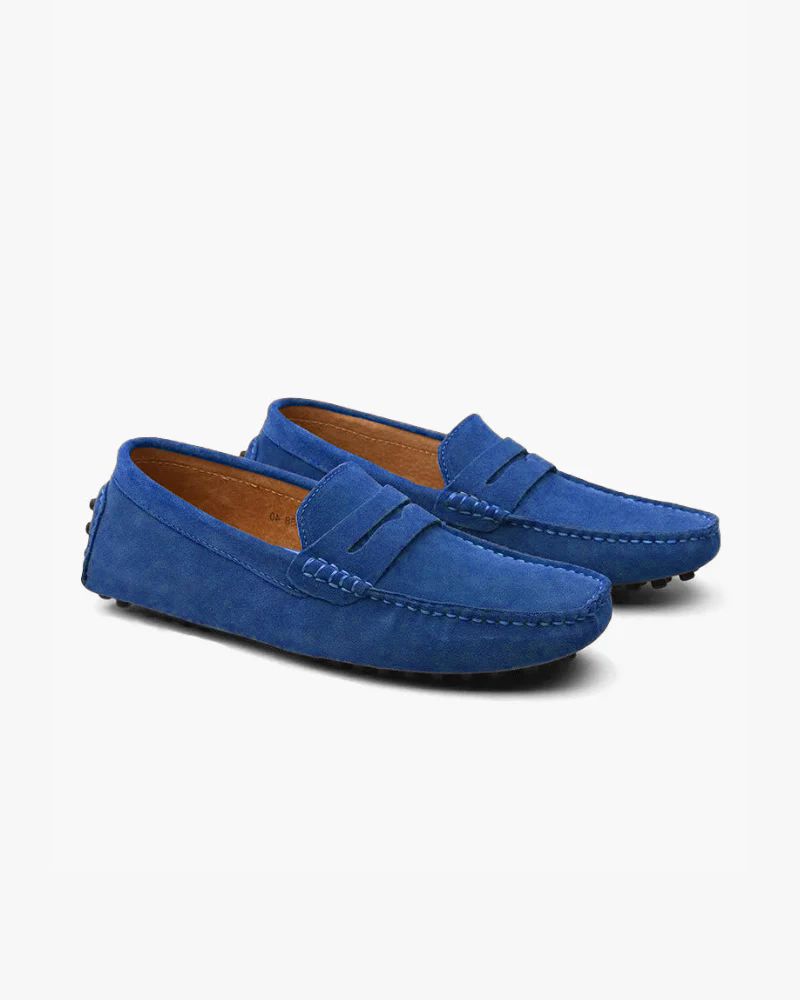 Wildleder Fahrer Slipper Vermond Blau EU 38 / UK 5 / US 5.5 